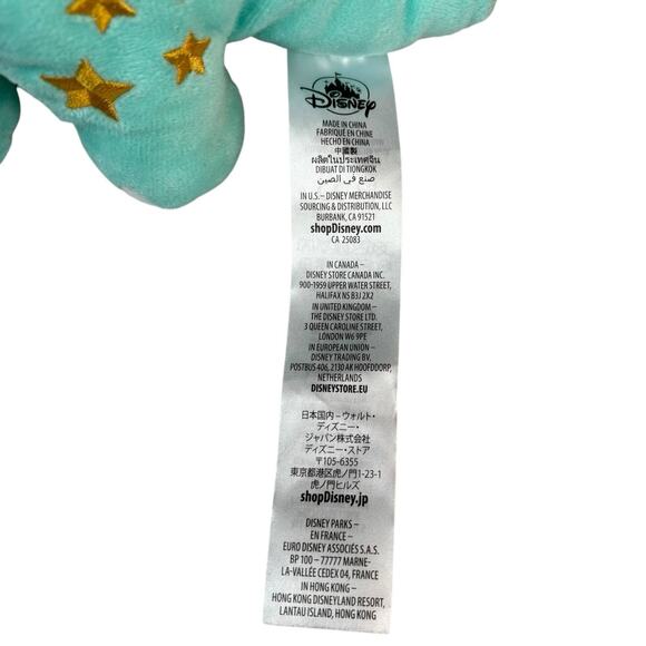 Disney Parks Animal Kingdom Dinoland Blue Triceratops Plush Small 11” Dinosaur - Picture 15 of 16